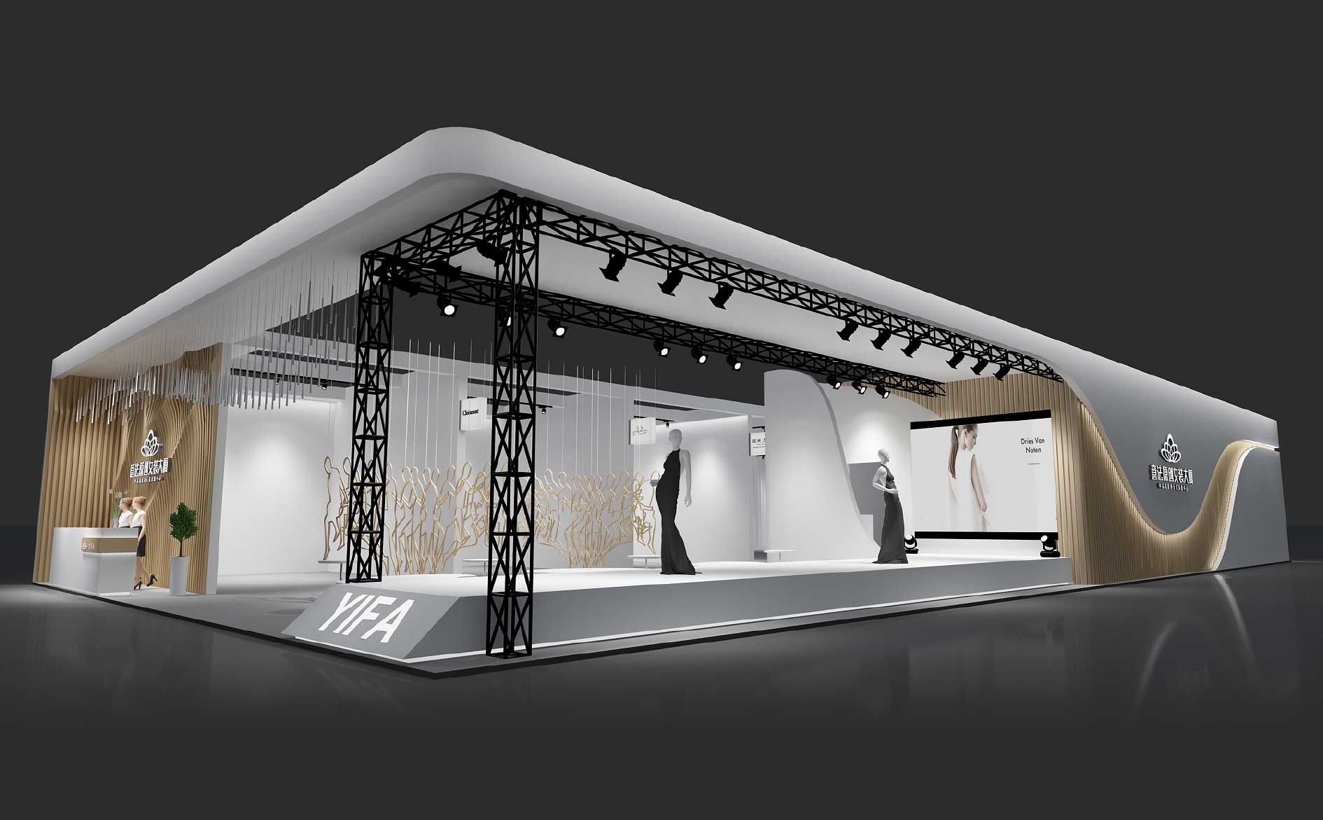 美國展會搭建公司推薦：專業(yè)展臺設(shè)計(jì)搭建服務(wù)與案例分享(圖1)