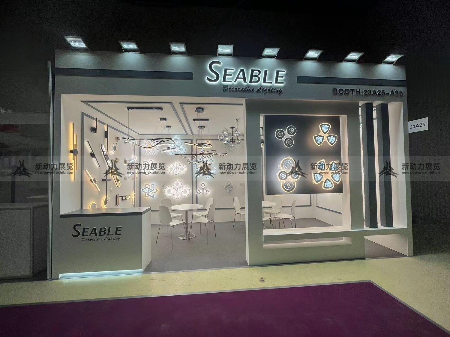 俄罗斯照明展-seable展位展台搭建