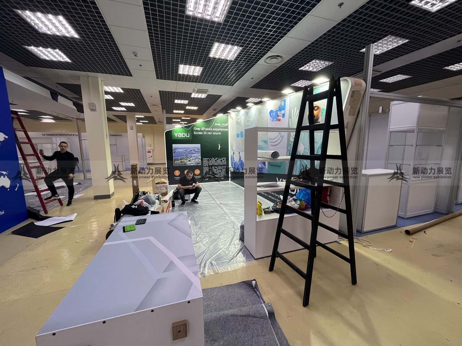 俄罗斯医疗展-亚都实业展台设计搭建