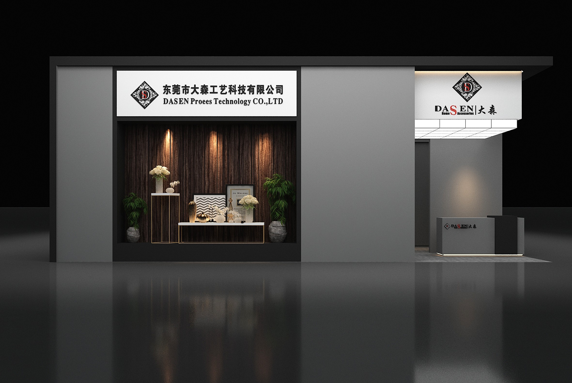 深圳专业展台设计定制_展示空间是展示生成的物质基础,一般可分为空间中的陈列空间与(图1)