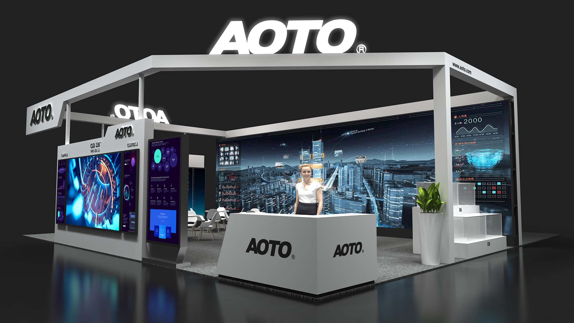 深圳展台设计布置_深圳展台设计布置中,展馆布置是非常重要的一个环节,人们在进行展(图1)