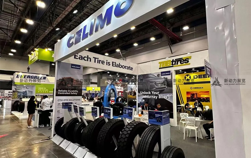 巴拿马汽配展览会-千里马轮胎展位设计搭建案例