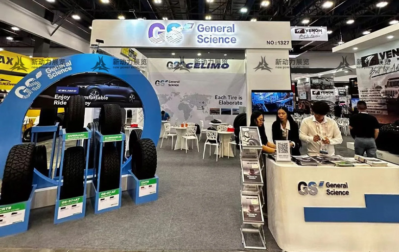 巴拿马汽配展览会-千里马轮胎展位设计搭建案例