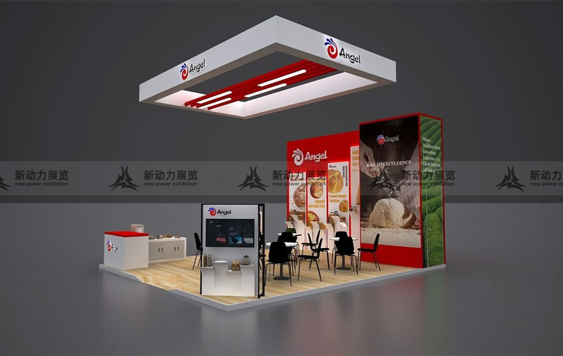 巴西圣保罗烘焙展览会FIPAN-安琪Angel展位设计搭建案例