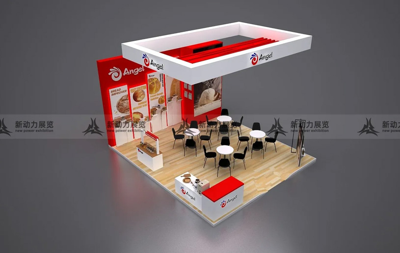 巴西圣保罗烘焙展览会FIPAN-安琪Angel展位设计搭建案例