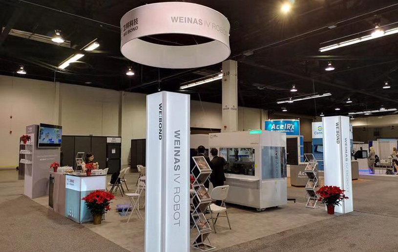 美国医药展-加州安纳海姆展位设计搭建案例